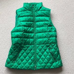 Quilted down vest